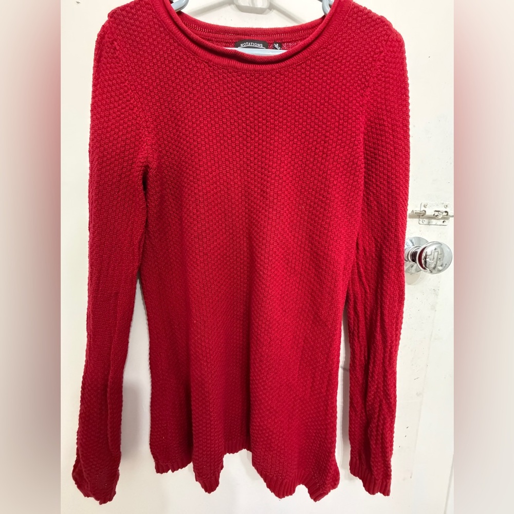 Notations Cherry Knit Pullover